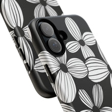 Load image into Gallery viewer, Black Floral Phone Case