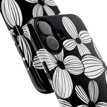 Load image into Gallery viewer, Black Floral Phone Case