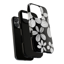 Load image into Gallery viewer, Black Floral Phone Case