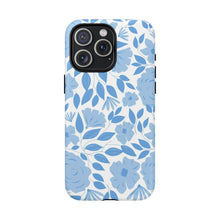 Load image into Gallery viewer, Copy of Magnetic Phone Case with Blue Floral Design, now available for I-phone 17.