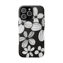 Load image into Gallery viewer, Black Floral Phone Case