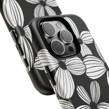 Load image into Gallery viewer, Black Floral Phone Case