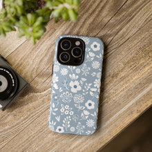 Load image into Gallery viewer, Blue Floral Phone Case