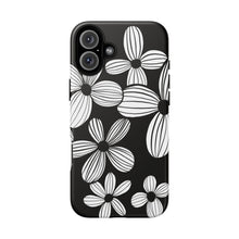 Load image into Gallery viewer, Black Floral Phone Case
