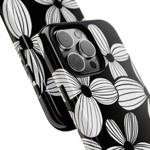 Load image into Gallery viewer, Black Floral Phone Case