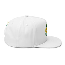 Load image into Gallery viewer, Embroidered Yellow Wildflower Flat Bill Cap