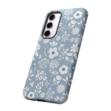 Load image into Gallery viewer, Blue Floral Phone Case