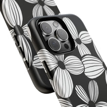 Load image into Gallery viewer, Black Floral Phone Case