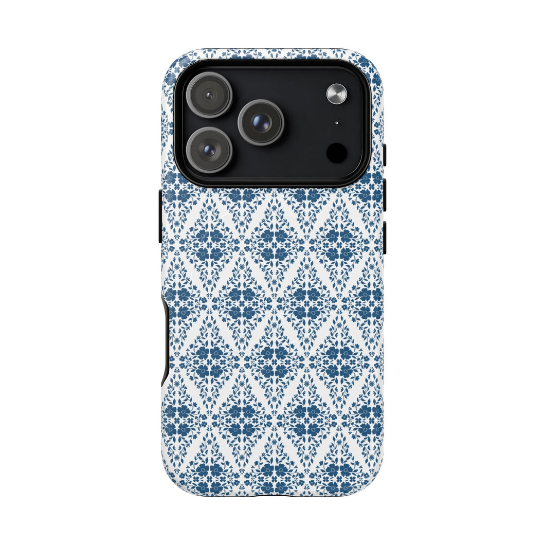 Stylish Tough Magnetic Phone Case - Floral Design, Perfect Gift for Her, Durable Protection, Unique Accessory, Trendy Mobile Cover