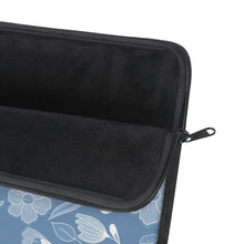 Load image into Gallery viewer, Blue Floral Laptop Sleeve
