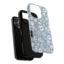 Load image into Gallery viewer, Blue Floral Phone Case
