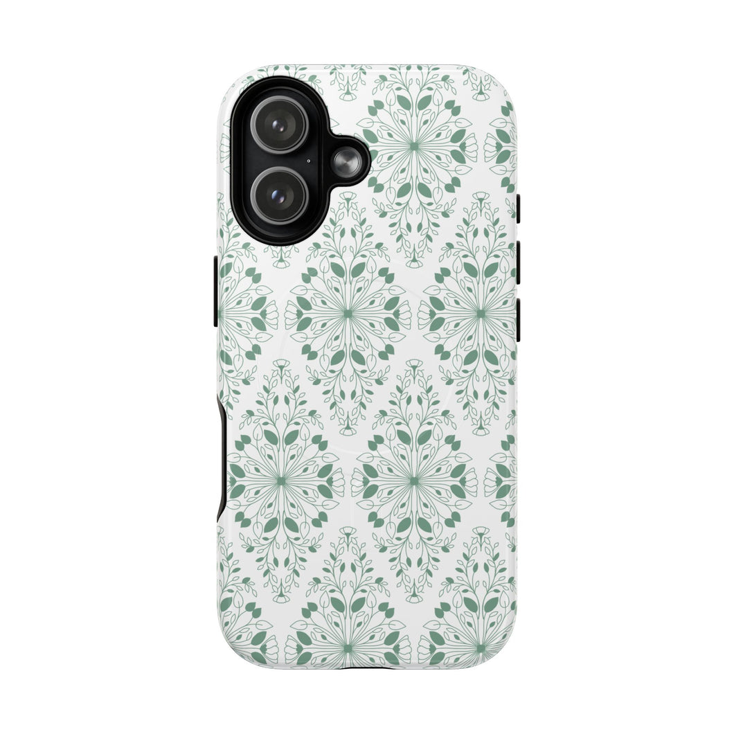 Elegant Floral Tough Magnetic Cases, Phone Case, Stylish Protection, Gifts for Her, Trendy Accessories