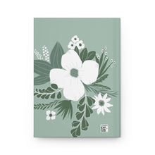 Load image into Gallery viewer, Green and White Floral Journal
