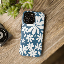 Load image into Gallery viewer, Blue Floral Phone Case
