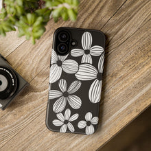 Load image into Gallery viewer, Black Floral Phone Case
