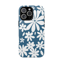 Load image into Gallery viewer, Blue Floral Phone Case
