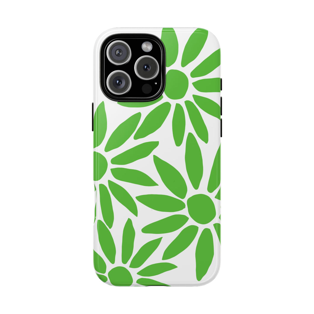 Green Floral Phone Case